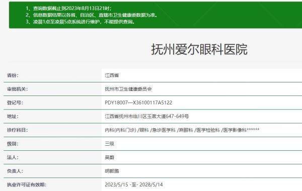 抚州爱尔眼科医院资质 www.jingansicbd.com.jpg