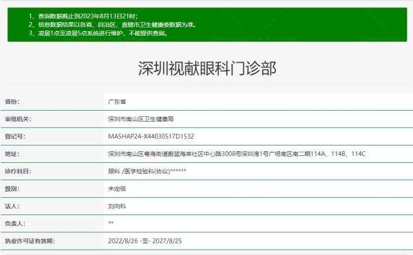 深圳视献眼科门诊部资质.jpg.www.jingansicbd.com