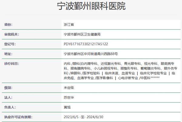 宁波鄞州眼科医院怎么样www.jingansicbd.com