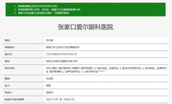 张家口爱尔眼科医院www.jingansicbd.com