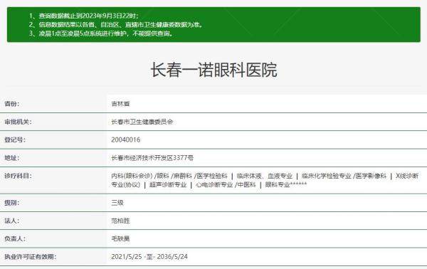 长春一诺眼科医院资质.jpg.www.jingansicbd.com