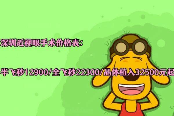 深圳近视眼手术价格表：半飞秒12900/全飞秒22300/晶体植入32500元起.jpg