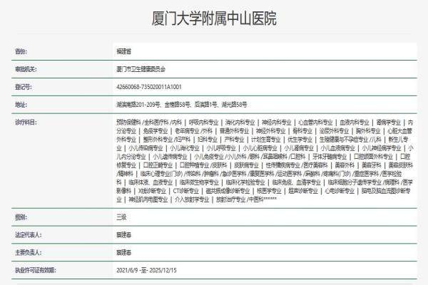 www.jingansicbd.com厦门大学附属中山医院