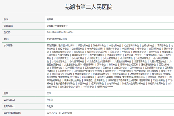 芜湖市第二人民医院整形美容外科jingansicbd.com