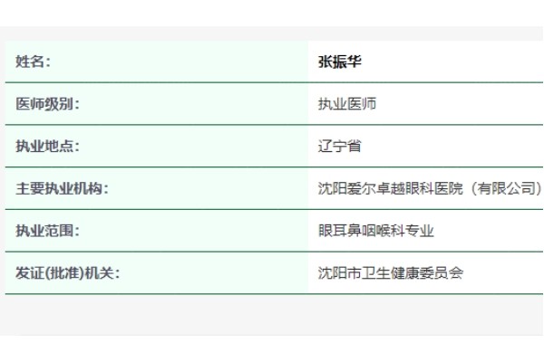 沈阳爱尔卓越眼科医院张振华院长jingansicbd.com