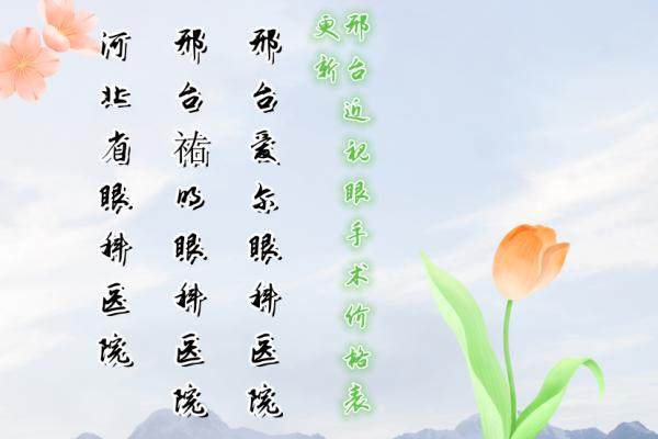 邢台近视眼手术价格表更新含爱尔眼科|祐明眼科|省眼科医院近视眼手术价格表.jpg