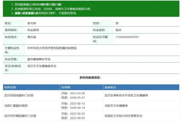 武汉何氏精益眼科张光明医生www.jingansicbd.com