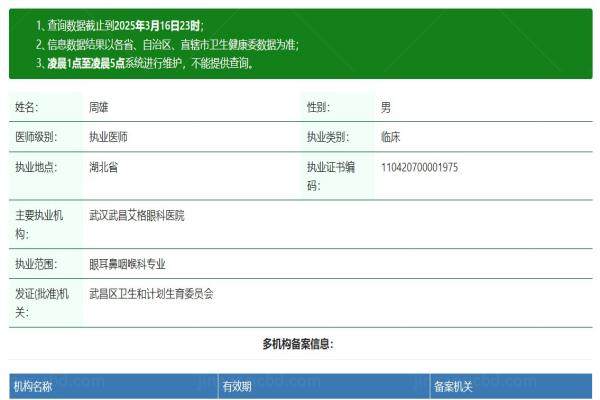 武昌艾格眼科医院周雄www.jingansicbd.com